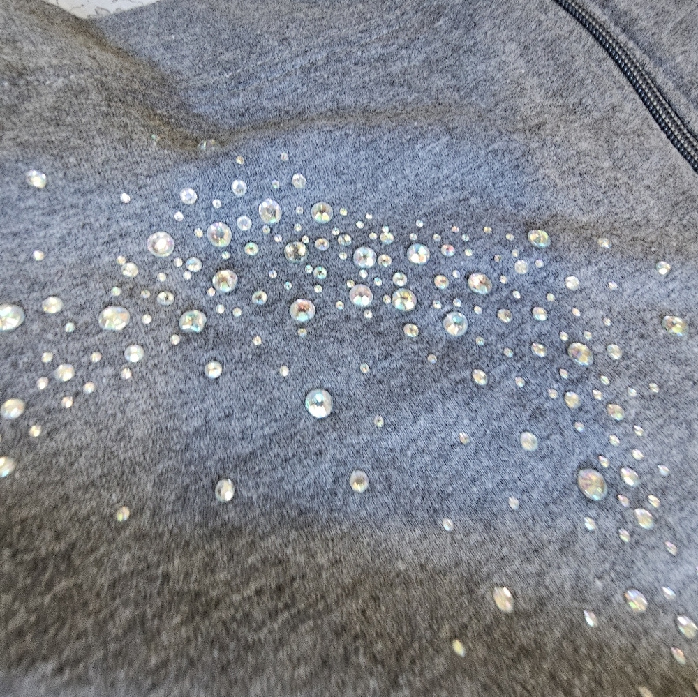 Quacker Factory Iridescent Bling Sweatshirt - image 2